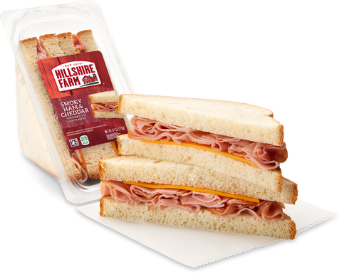 Sandwich Ham & Cheese Cheddar White Iw Frozen