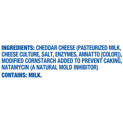 Cheese Cheddar Shred Sharp