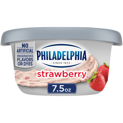 Philadelphia Strawberry Cream Cheese Spread, 8 Ounce -- 12 per case.