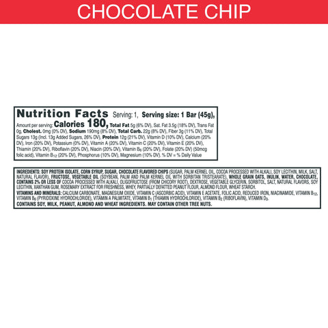 Snack Bar Protein Chocolate Chip
