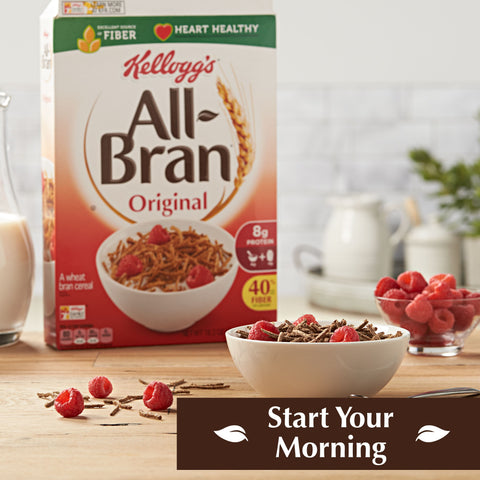 Kelloggs Original All Bran Cereal, 18.6 Ounce -- 8 per case