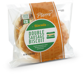 Biscuit Double Sausage With Cheese Iw 7.1 Oz 0153