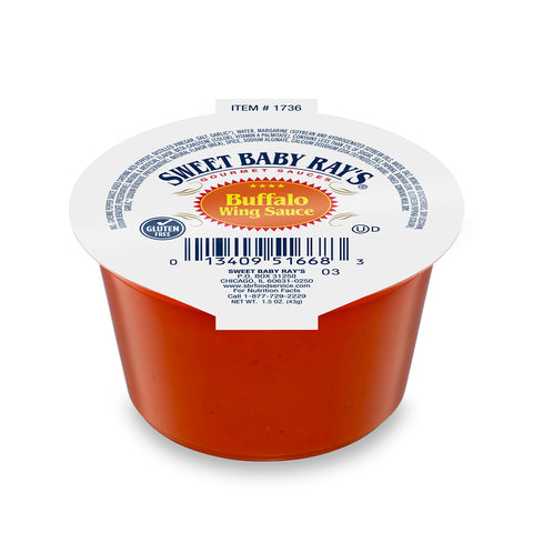 Sweet Baby Ray's SAUCE WING BUFFALO SPICY SINGLE SERVE CUP