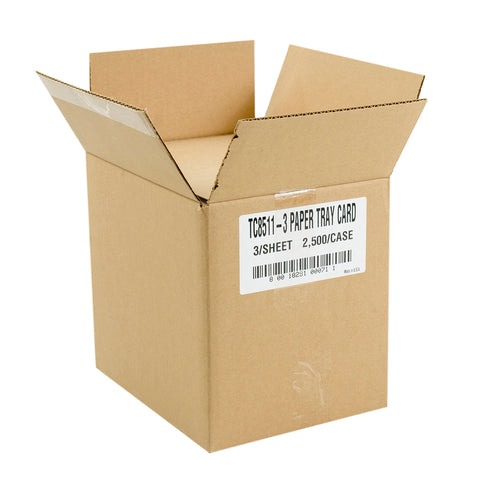 National Checking Two Perfs 3 Sheet Cut, 8.5 x 11 inch -- 2500 per case.