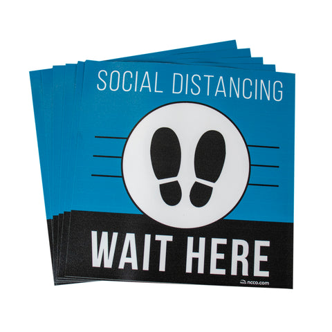 National Checking DECAL SAFE DISTANCE GRAPHIC