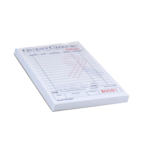 National Checking GUEST CHECK PATRIOT PROUD 1 PART WHITE