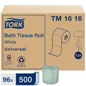 Tissue Bath Roll White 2-ply 3.8x4.5