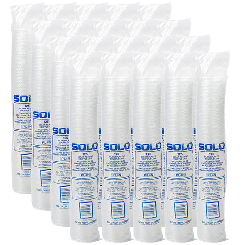 Lid Plastic Fits Portion Souffle Cup Clear 3.25-5.5 Oz