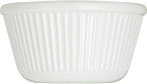 Carlisle RAMEKIN FLUTED WHITE 4 OZ