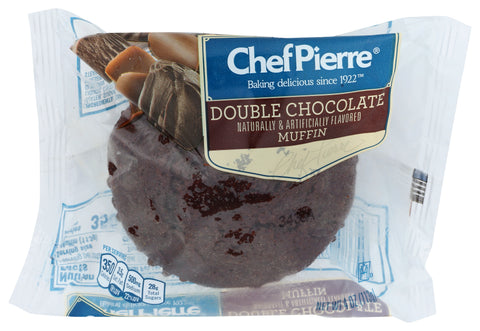 Chef Pierre Individually Wrapped Double Chocolate Muffin, 4 ounce -- 24 per case