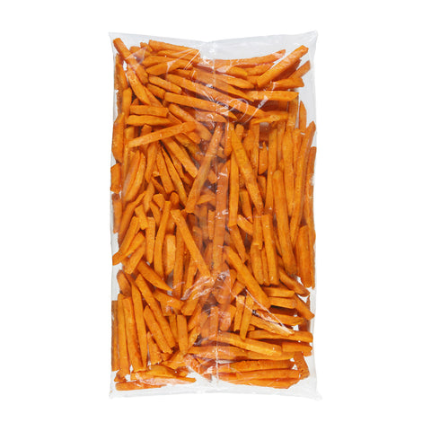 Simplot Sweets 3/8 inch Straight Cut Sweet Potato Fries, 2.5 Pound -- 6 per case.