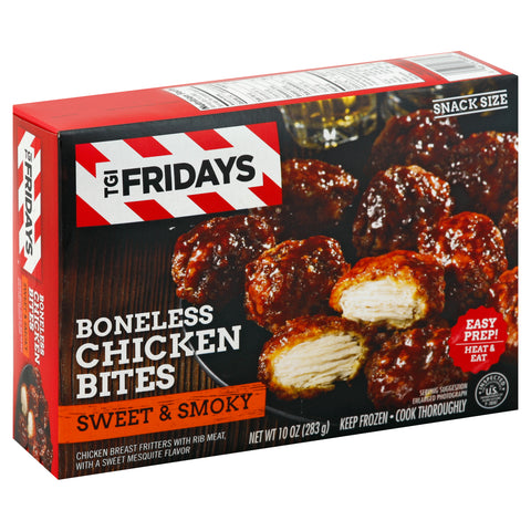 TGI Friday's APPETIZER FROZEN PIZZA & SWEET & SMOKEY CHICKEN WINGS BONELESS