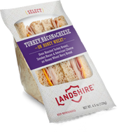 Landshire® SANDWICH TURKEY BACON & CHEESE ON HONEY WHEAT BERRY BREAD 10000001489