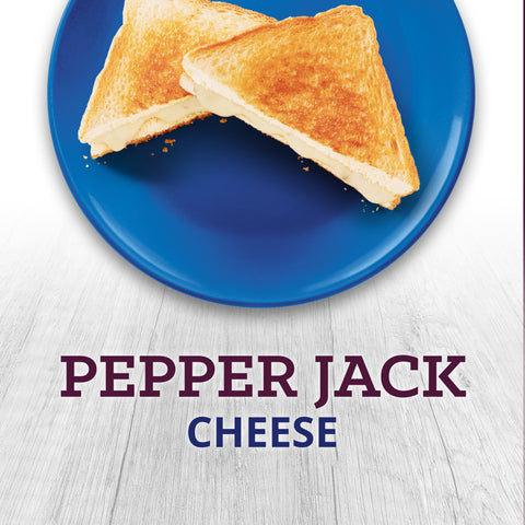 Kraft Deli Fresh Pepper Jack Natural Sliced Cheese, 8 Ounce -- 10 per case.