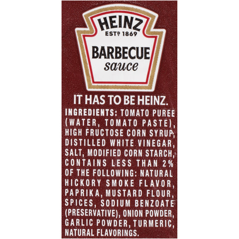 Heinz Single Serve Barbecue Sauce, 12 Gram -- 200 per case.