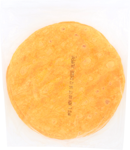 Mexican Original 12 inch Shelf Stable Cheese Jalapeno Flavored Tortilla Wraps, 16.5 Pound.