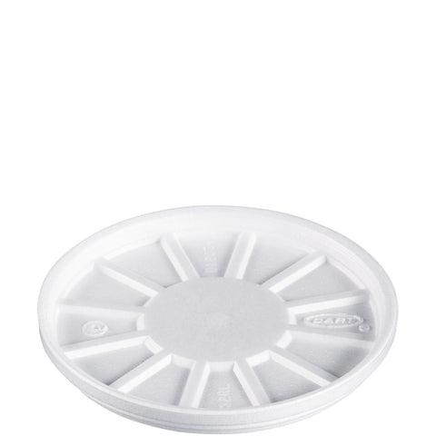 Lids Foam Vented White F/ Foam Cups And Containers 32 Oz