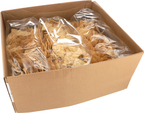 Mexican Original Triangle Cut Pre Fried White Tortilla Chips, 2 Pound -- 3 per case