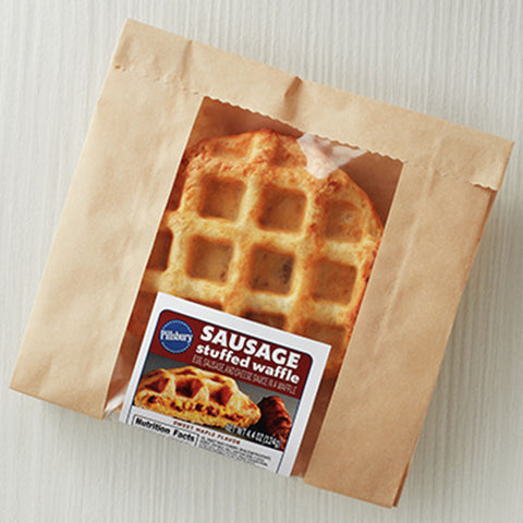 Pillsbury Sausage Egg and Cheese Stuffed Waffle, 4.6 Ounce -- 36 per case