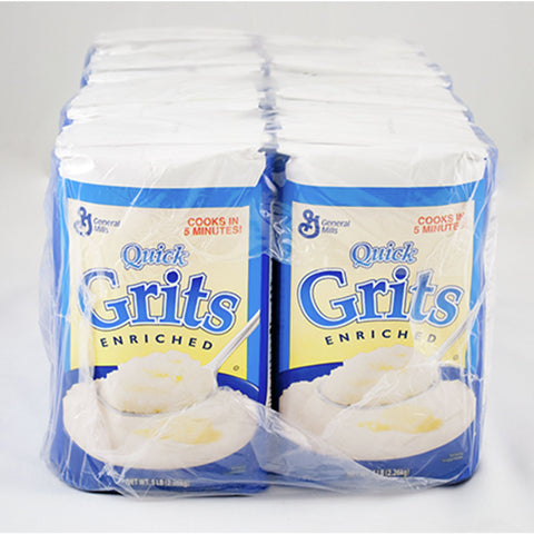 General Mills White Corn Quick Grits, 5 Pound -- 8 per case.