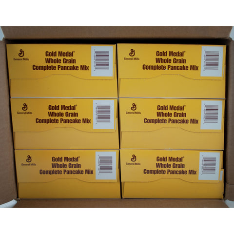 General Mills Gold Medal Whole Grain Complete Pancake Mix, 5 Pound -- 6 per case.