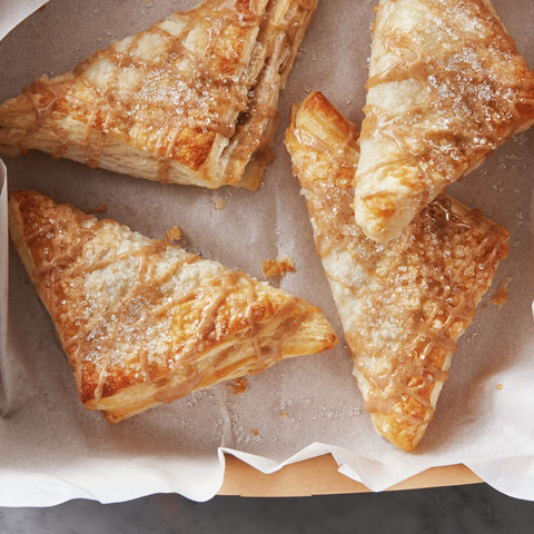 General Mills Pillsbury Turnovers Apple Sugared Puff Pastry Dough, 3.7 Ounce -- 60 per case.