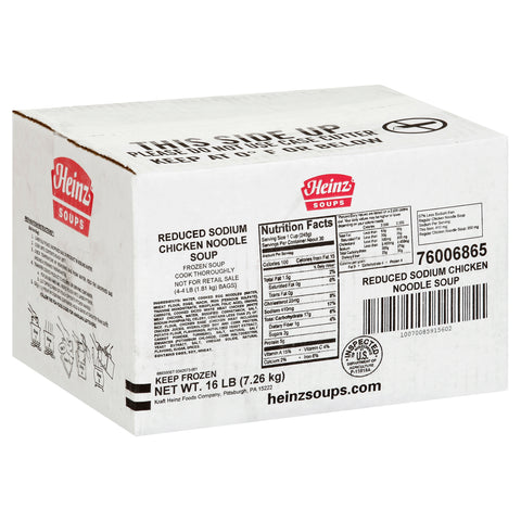 Heinz Reduced Sodium Chicken Noodle Soup, 16 Pound Bag
