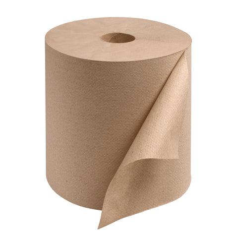 Don Brand TOWEL HAND ROLL HARDWOUND NATURAL 1-PLY 7.9