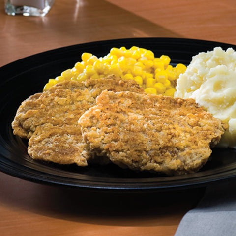 Advance Food Western Style Chopped Country Fried Beef Steak, 8 Ounce -- 20 per case.