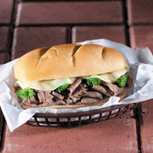 Beef Slices Traditional Flat Marinated W/ Food Starch 3 Oz 330300