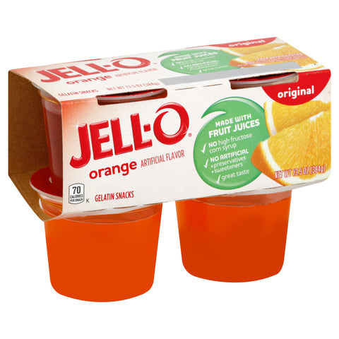 Jell-O GELATIN ORANGE READY TO EAT