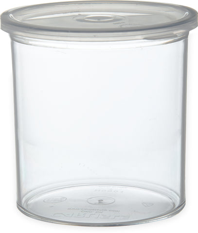Carlisle CROCK CLASSIC™ W/ LID CLEAR 1.2 QT