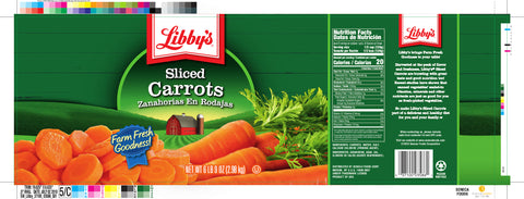 Carrot Sliced Medium Low Sodium