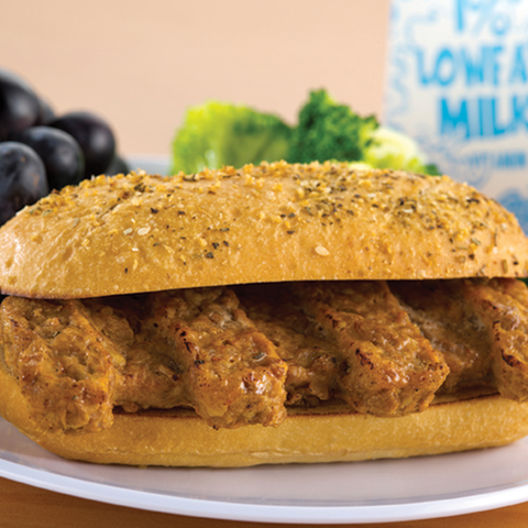 Super Rib™ PORK RIB PATTIE WITH BUILT-IN BBQ SAUCE FC 2.5 OZ 10000007624