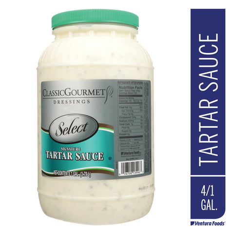 Ventura Foods Classic Gourmet Select Signature Tartar Sauce, 4 Gallon.