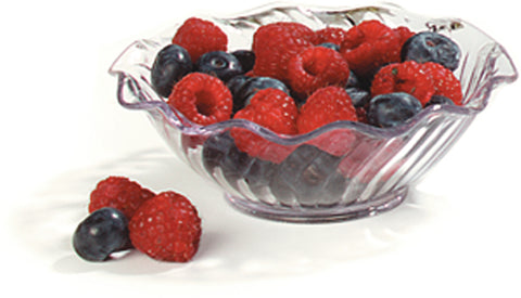 Dish Plastic Berry Clear Tulip 5 Oz