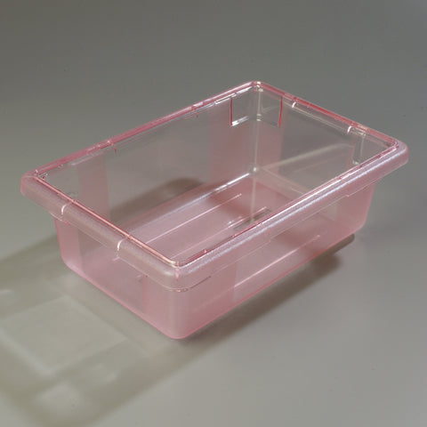 StorPlus™ CONTAINER FOOD BOX STORAGE COLOR-CODED RED 18X12X6 3.5 GAL