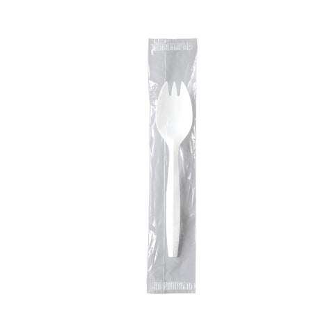Solo® SPORK PLASTIC MEDIUM WEIGHT WHITE IW