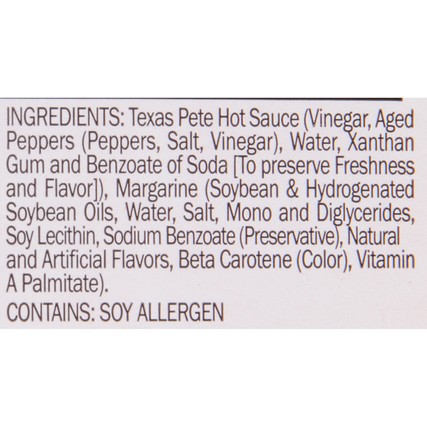 Texas Pete Wing Sauce Extra Mild, 1 Gallon - 4 Case
