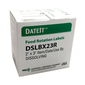 Label Food Rotation Shelf Life Dissolvable 2x3