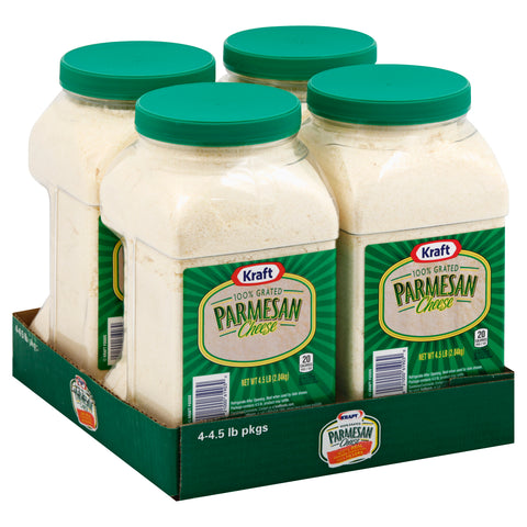 Kraft Grated Parmesan Cheese, 4.5 Pound -- 4 per case.
