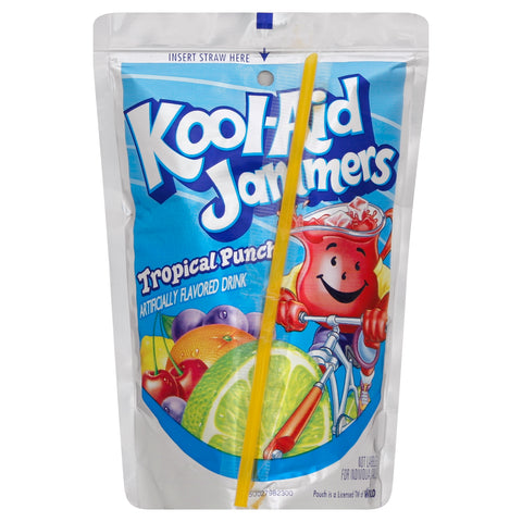 Kool-Aid Jammers Tropical Punch Flavored Drink, 6 fluid ounce -- 40 per case