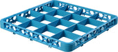 OptiClean™ EXTENDER 16-COMPARTMENT DIVIDED GLASS RACK CARLISLE BLUE 1.78