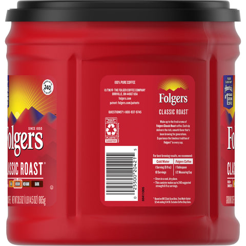 Folgers® COFFEE GROUND CLASSIC ROAST CAN