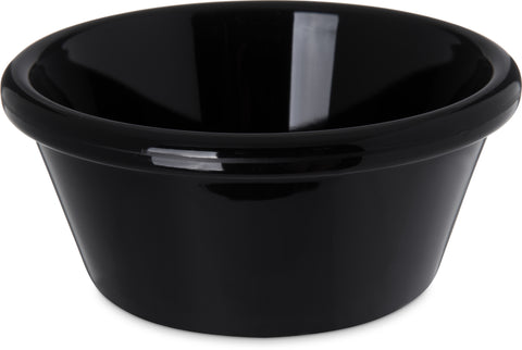 Carlisle RAMEKIN SMOOTH SAN BLACK 6 OZ