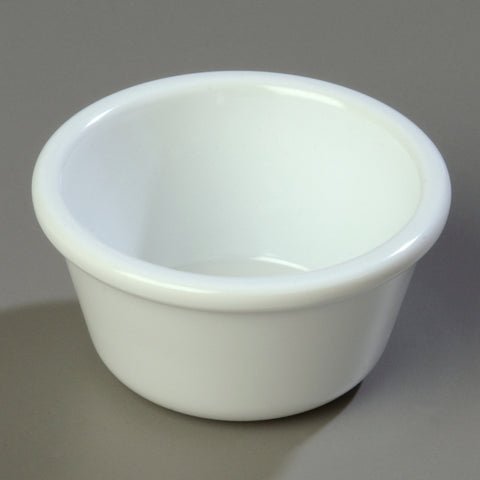 Carlisle RAMEKIN MELAMINE SMOOTH WHITE