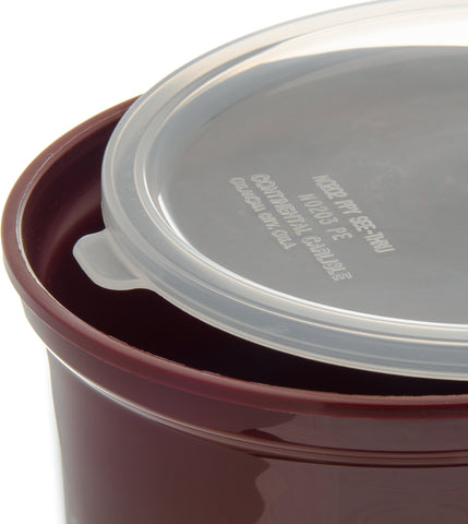 Crock Poly-tuf™ W/ Lid Brown 1.5 Qt