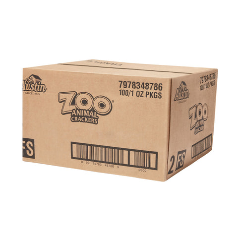 Cracker Keebler Austin Zoo Animal 100 Count 1 Ounce
