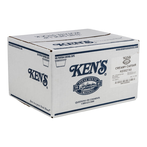 Ken's Foods DRESSING CAESAR ALL NATURAL SINGLE SERVE CUP REFRIGERATED