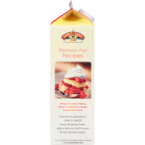 Land O Lakes 36 Percent Heavy Whipping Cream, 32 Fluid Ounce -- 12 per case.